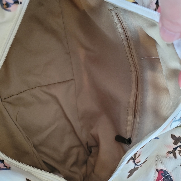 LESSER & PAVEY UK "Bird Song" Laminated Cotton Canvas Ladies Tote Bag - Picture 8 of 13